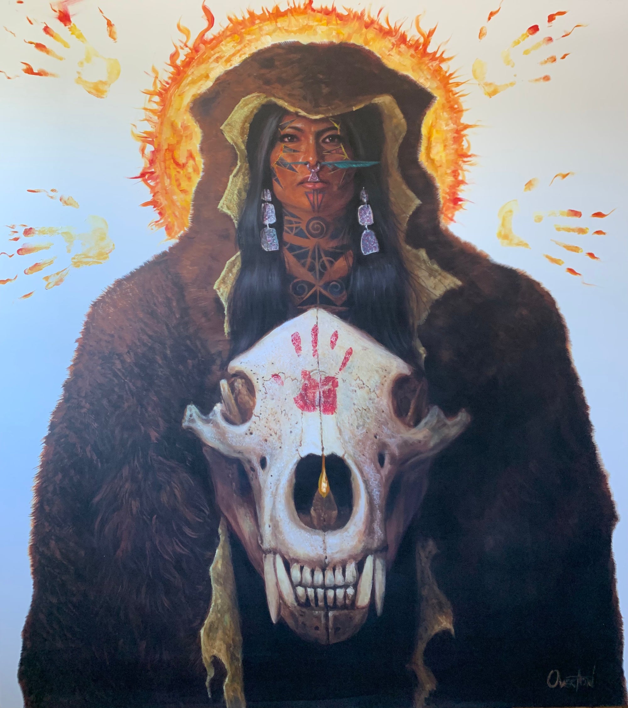 October-Only Completed Hand-Embellished Luxe Canvas Prints