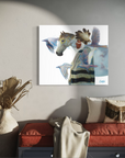 VOICE OF WHITE RAVEN AND THE MEDICINE HORSE | Luxe Collection Canvas Print