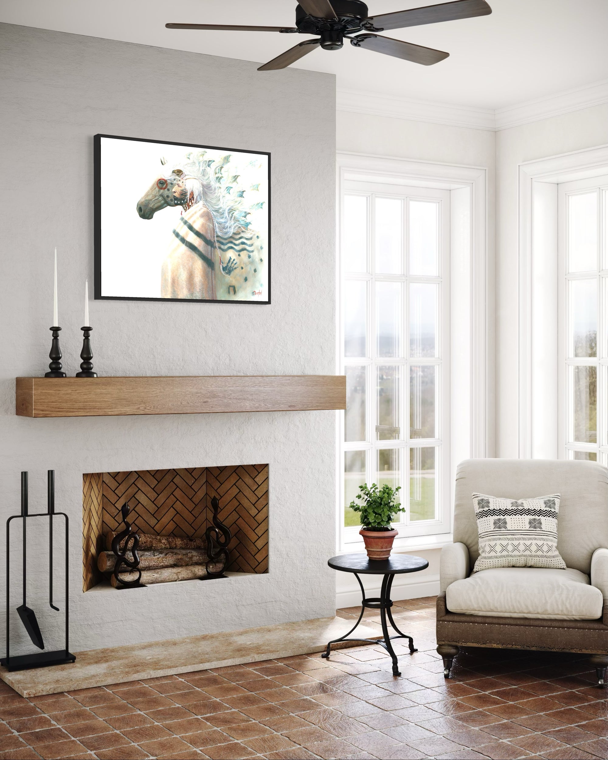 HOLY EAGLE | Luxe Collection Canvas Print