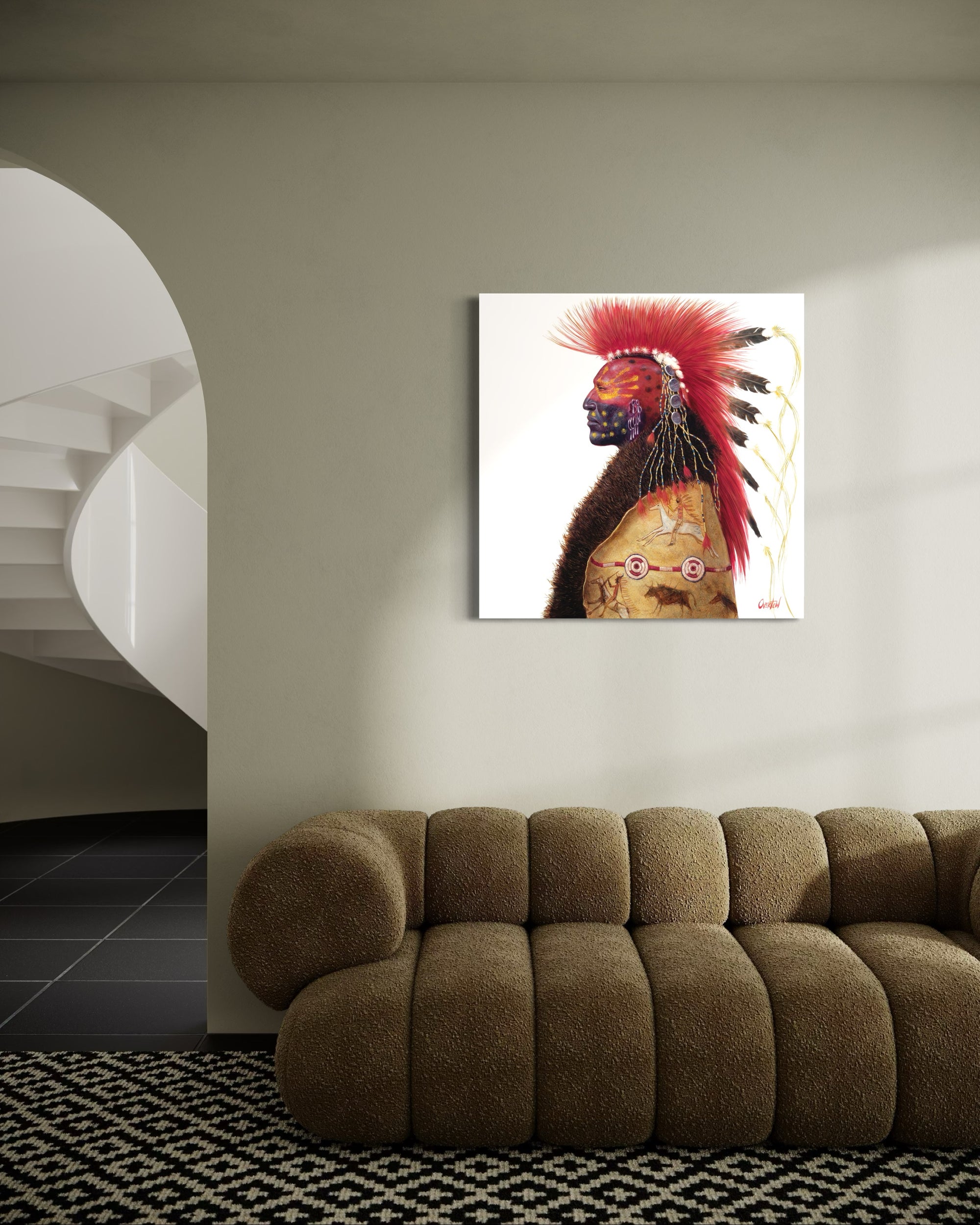 WOLF SHADOW | Luxe Collection Canvas Print