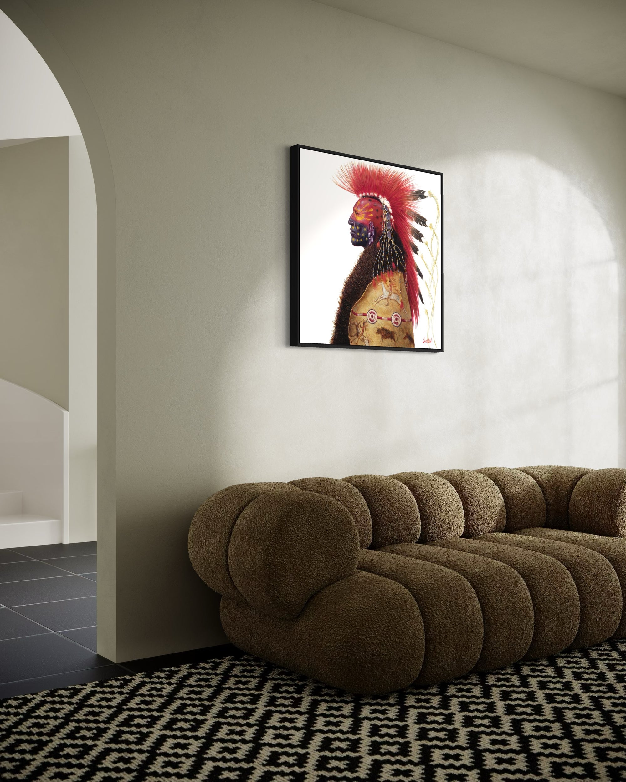 WOLF SHADOW | Luxe Collection Canvas Print