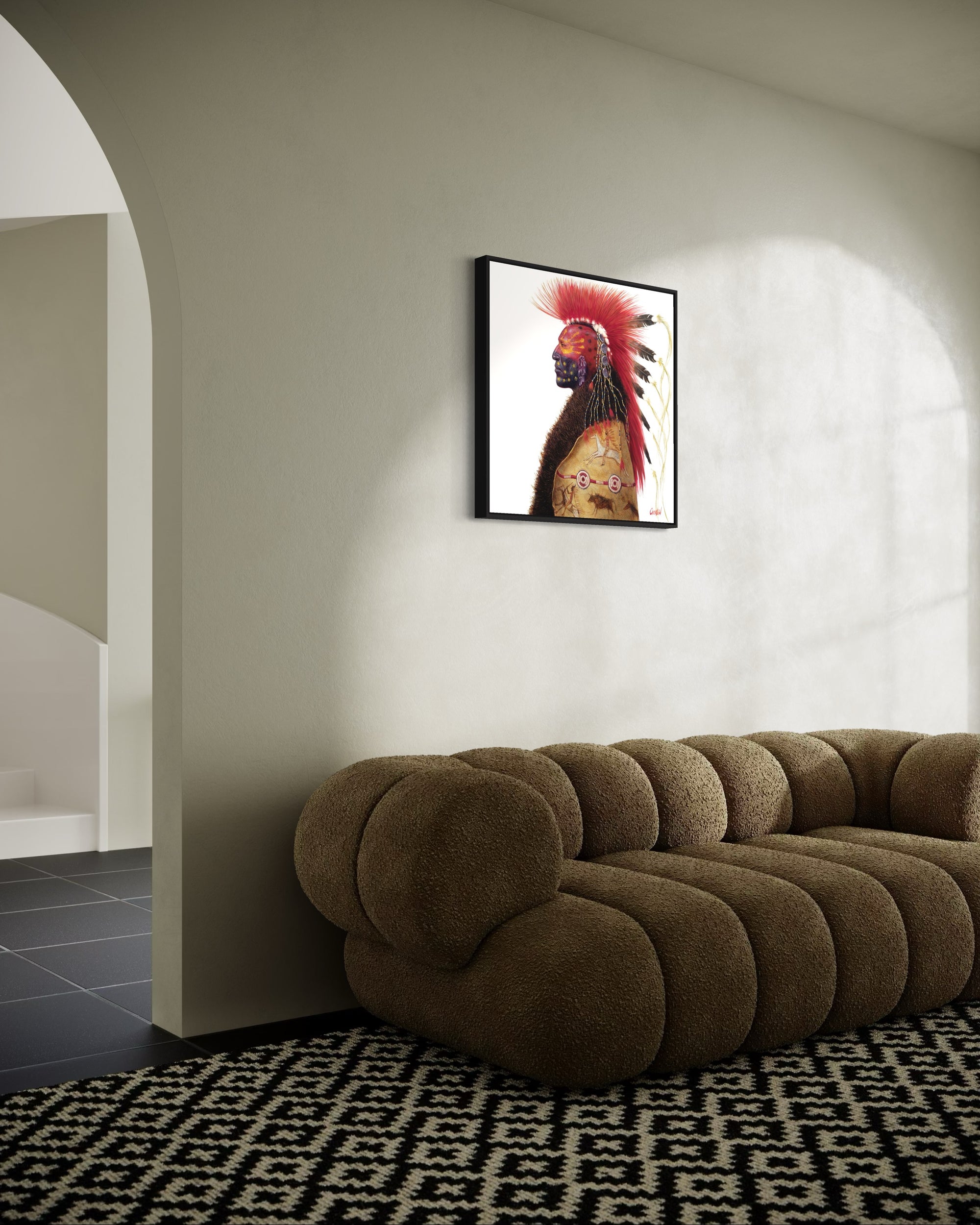 WOLF SHADOW | Luxe Collection Canvas Print