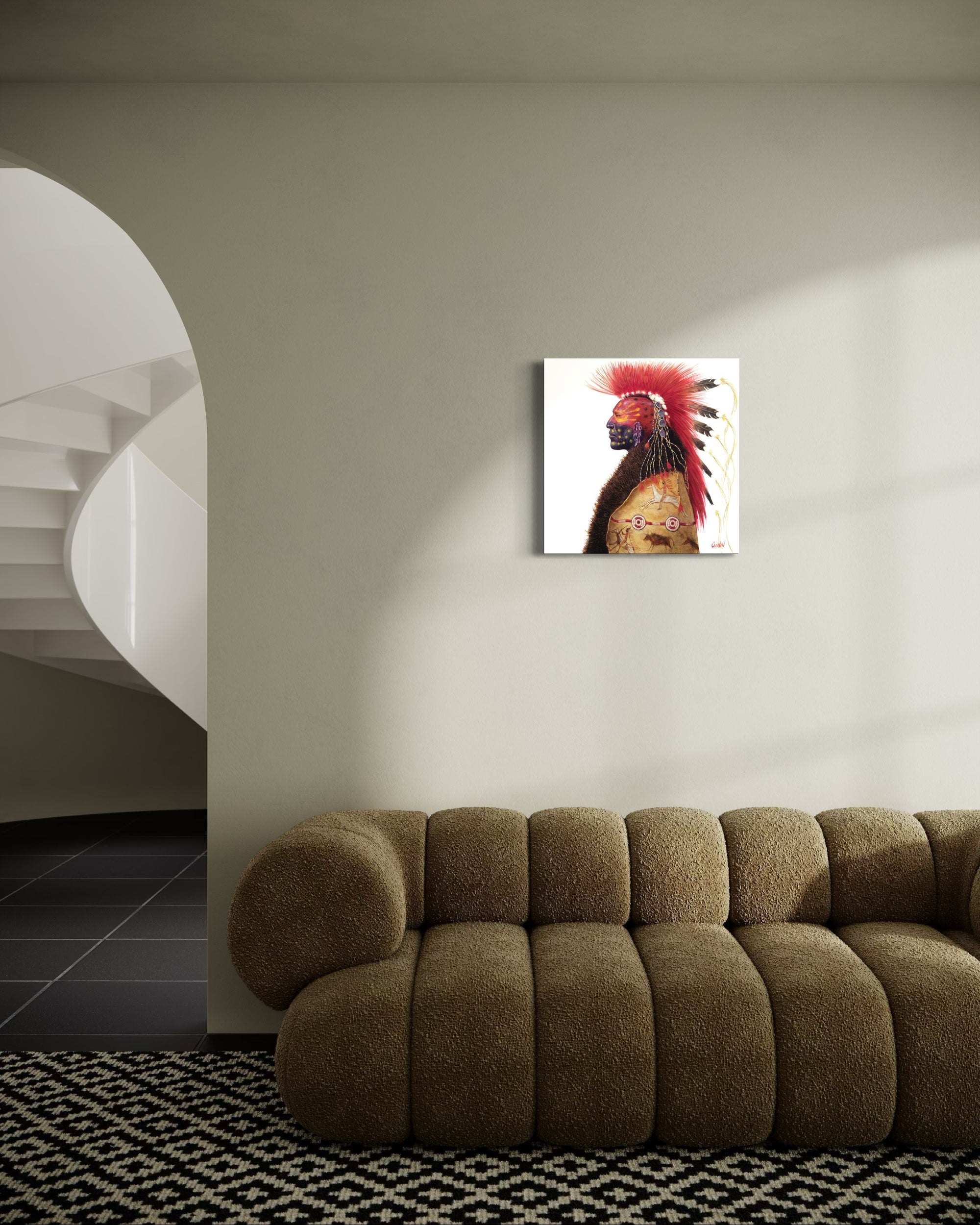 WOLF SHADOW | Luxe Collection Canvas Print