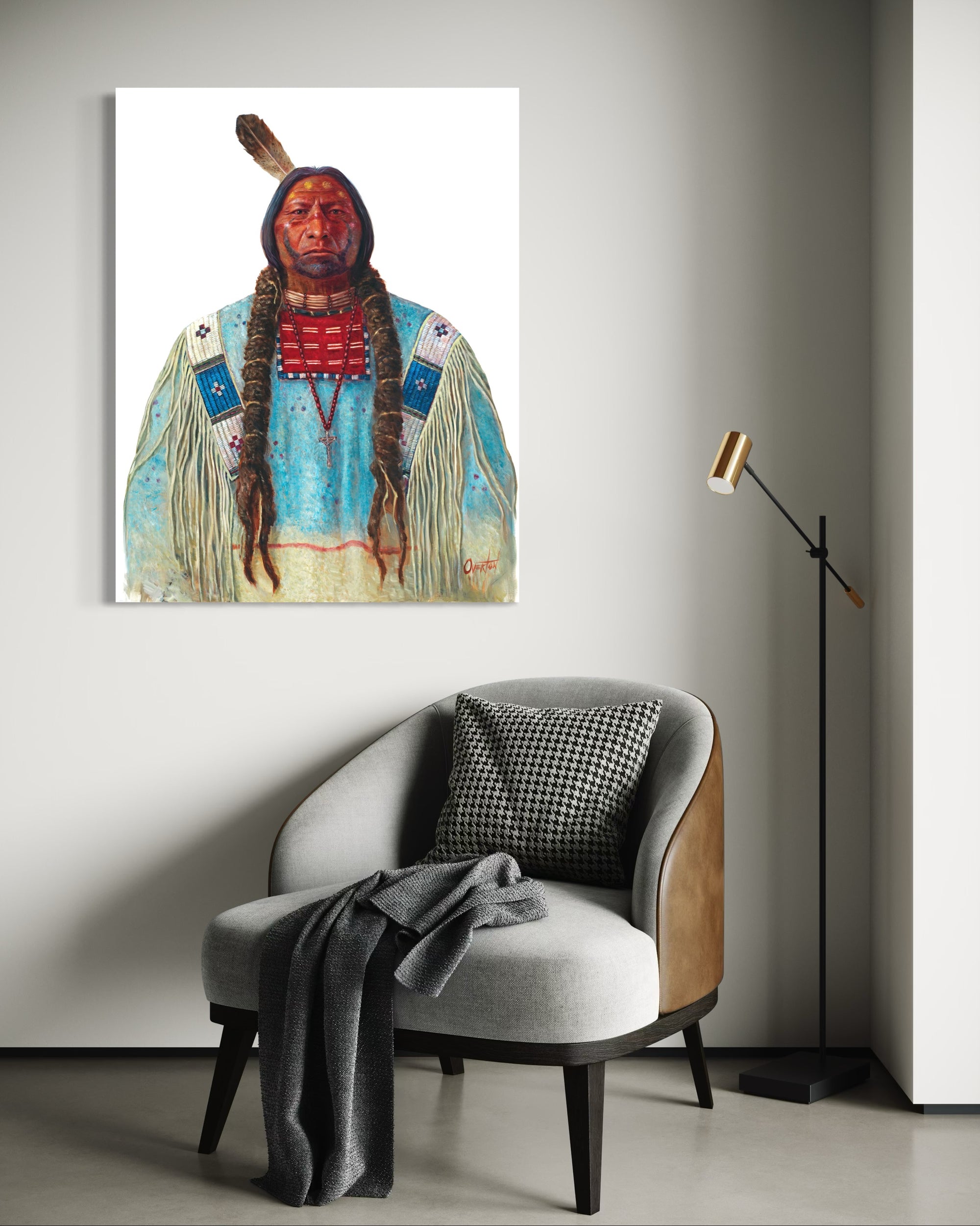 SITTING BULL | Luxe Collection Canvas Print