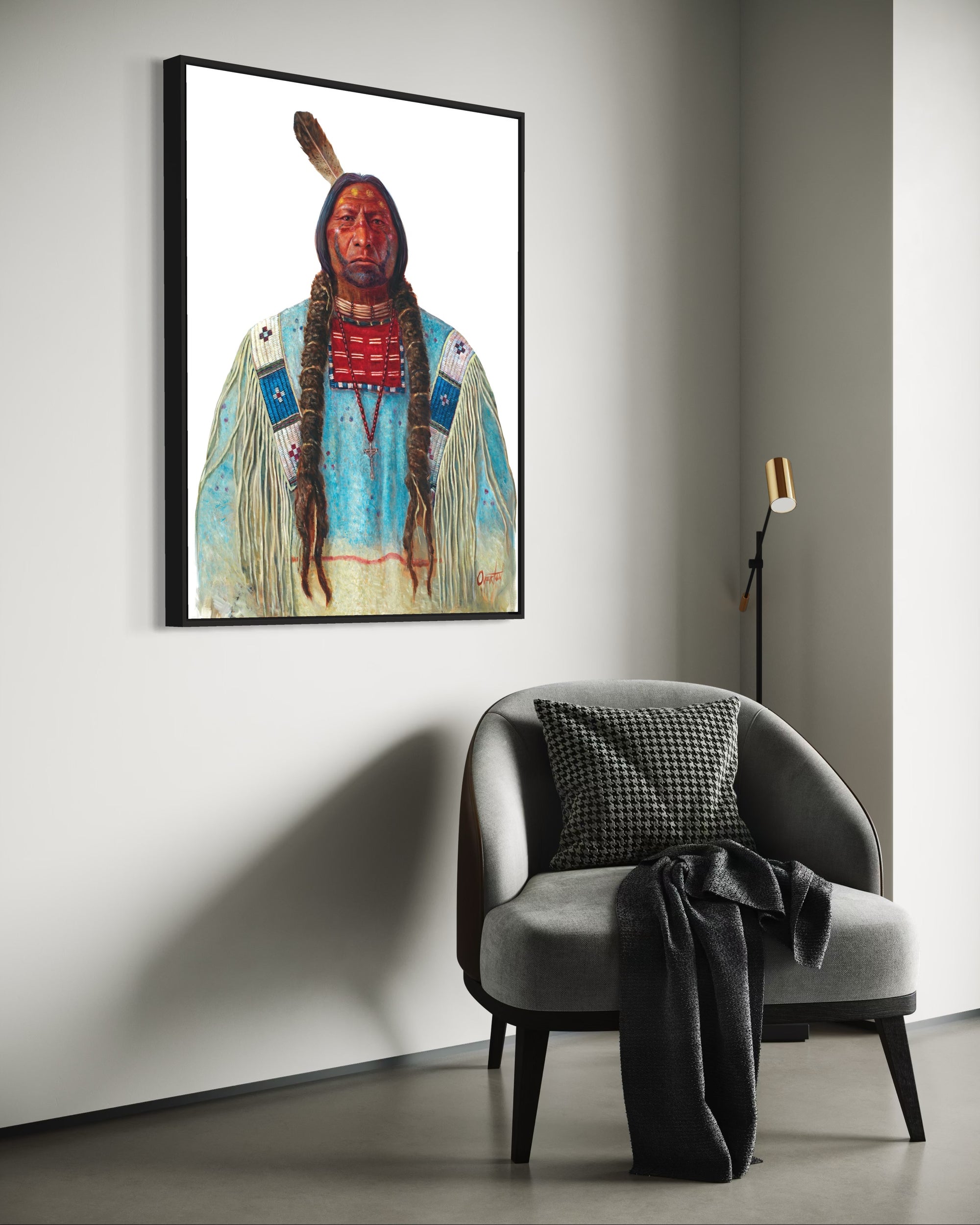 SITTING BULL | Luxe Collection Canvas Print
