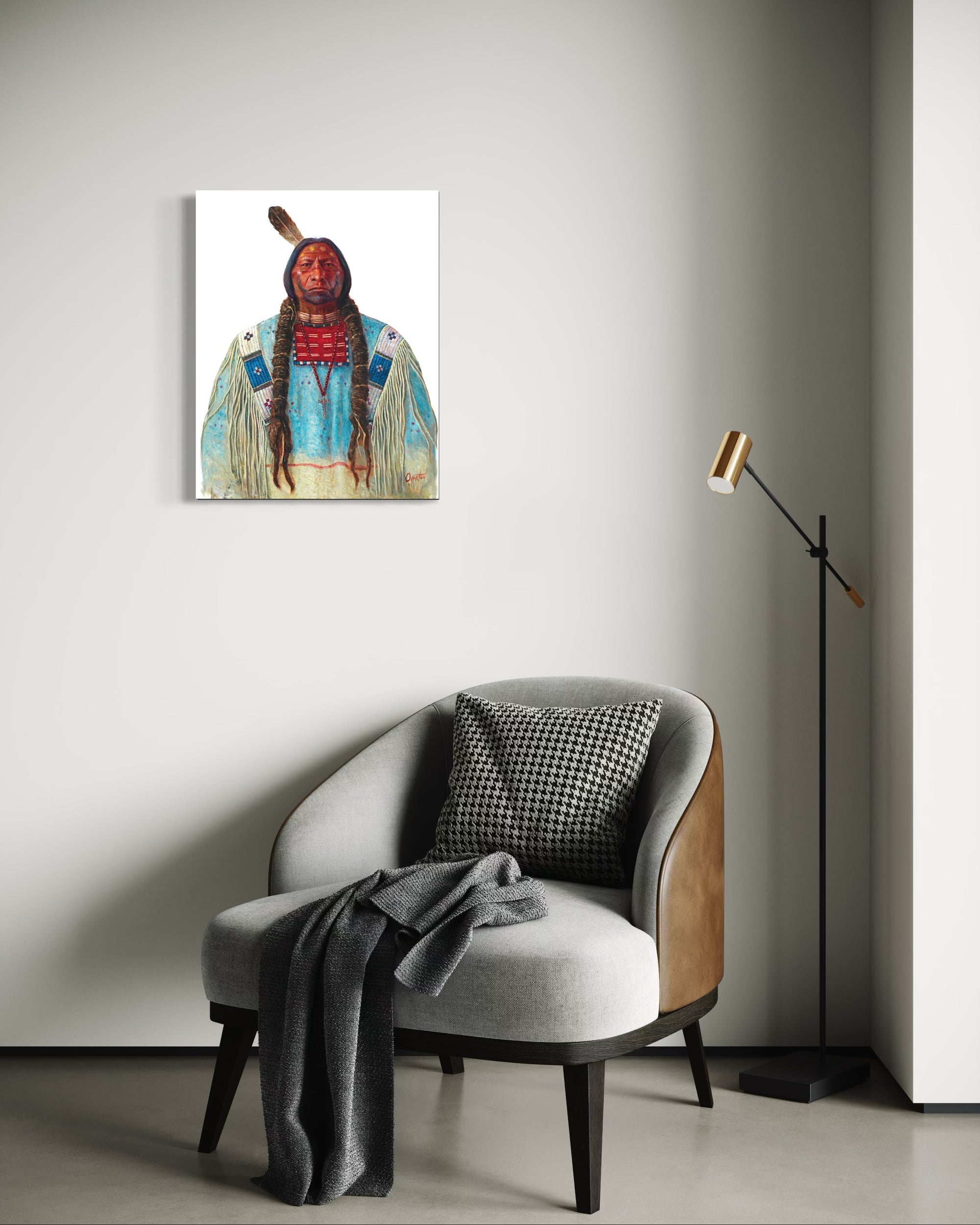 SITTING BULL | Luxe Collection Canvas Print