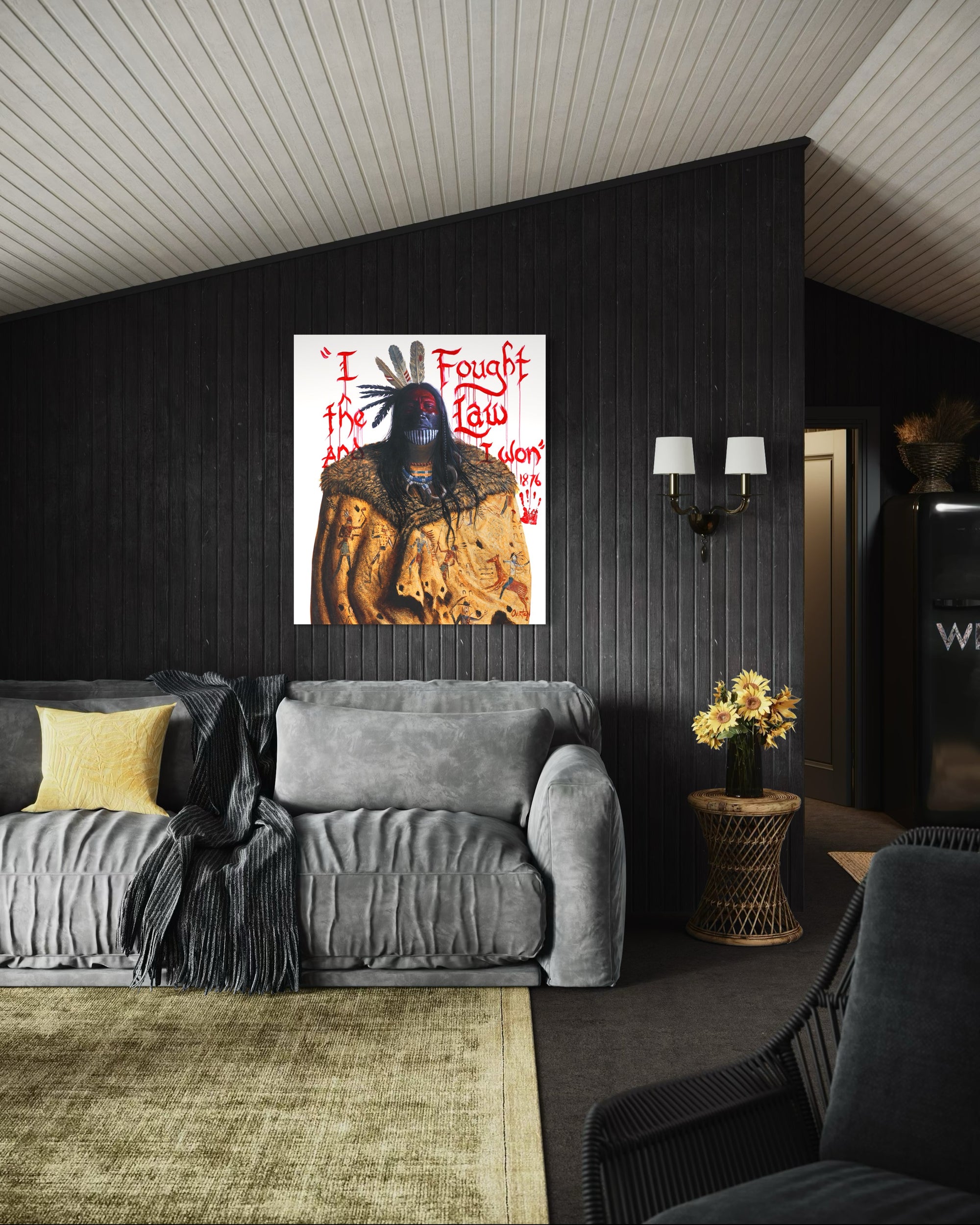 SPECIAL EDITION RAIN IN THE FACE | Luxe Collection Canvas Print