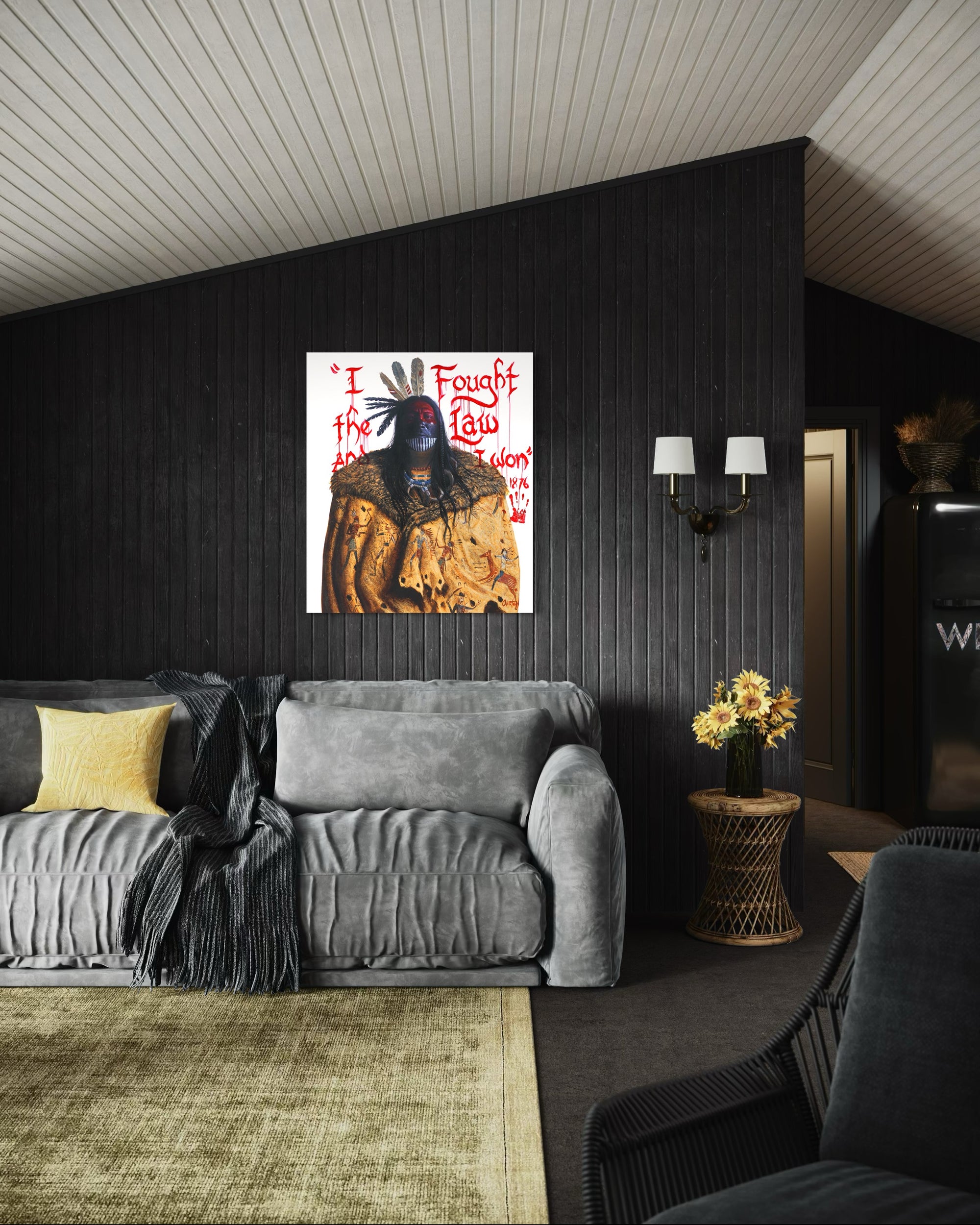 SPECIAL EDITION RAIN IN THE FACE | Luxe Collection Canvas Print