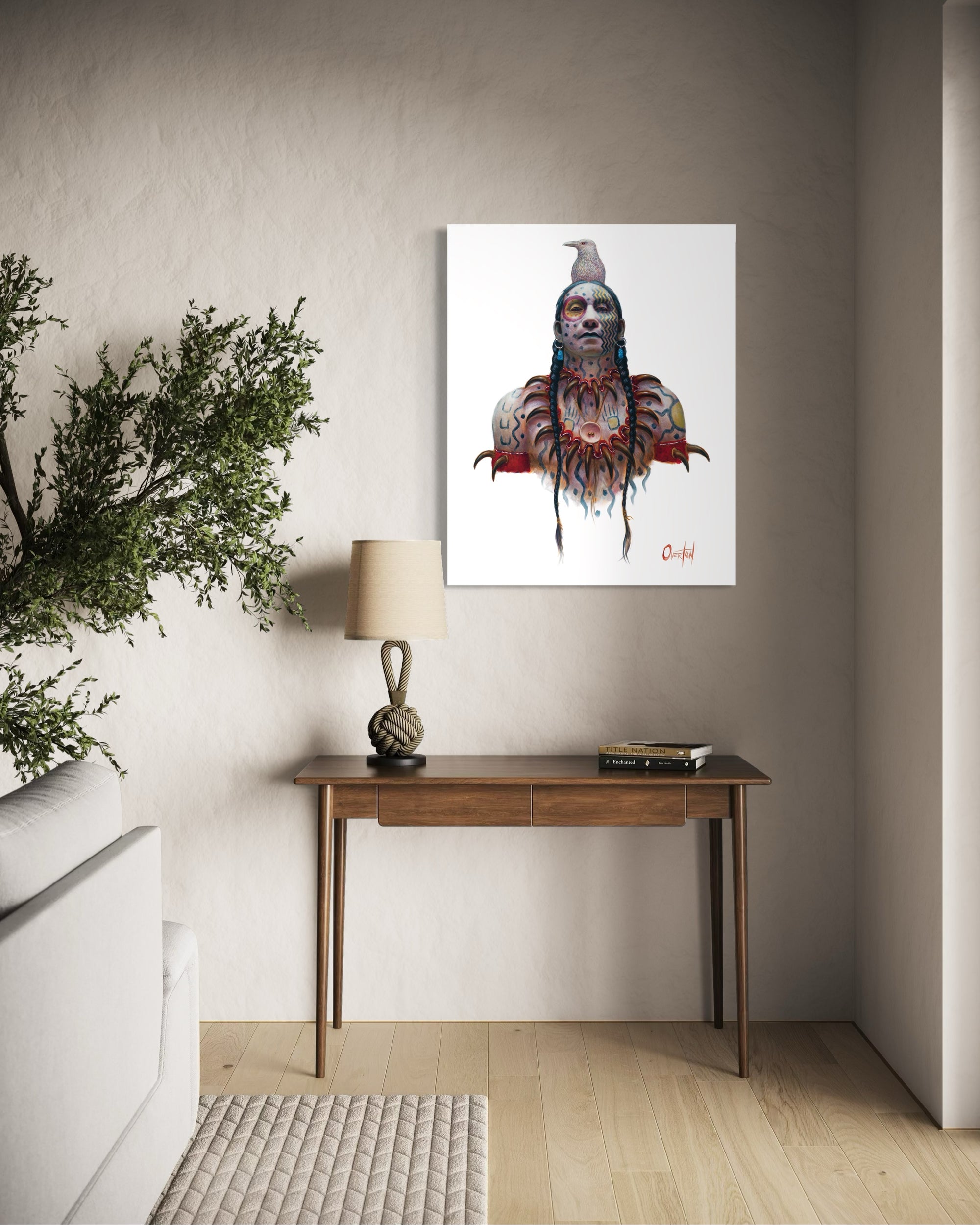 WHITE CROW | Luxe Collection Canvas Print