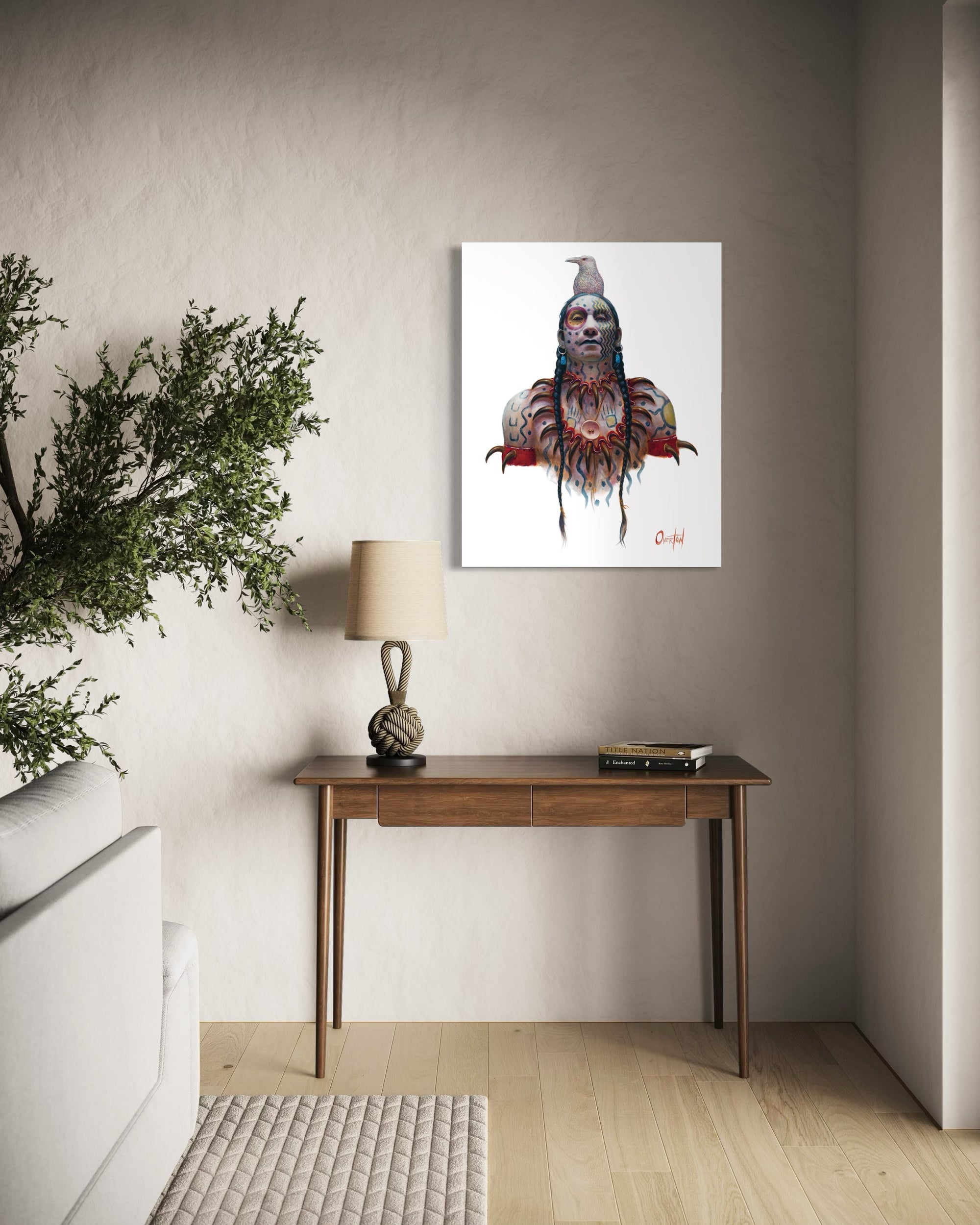 WHITE CROW | Luxe Collection Canvas Print