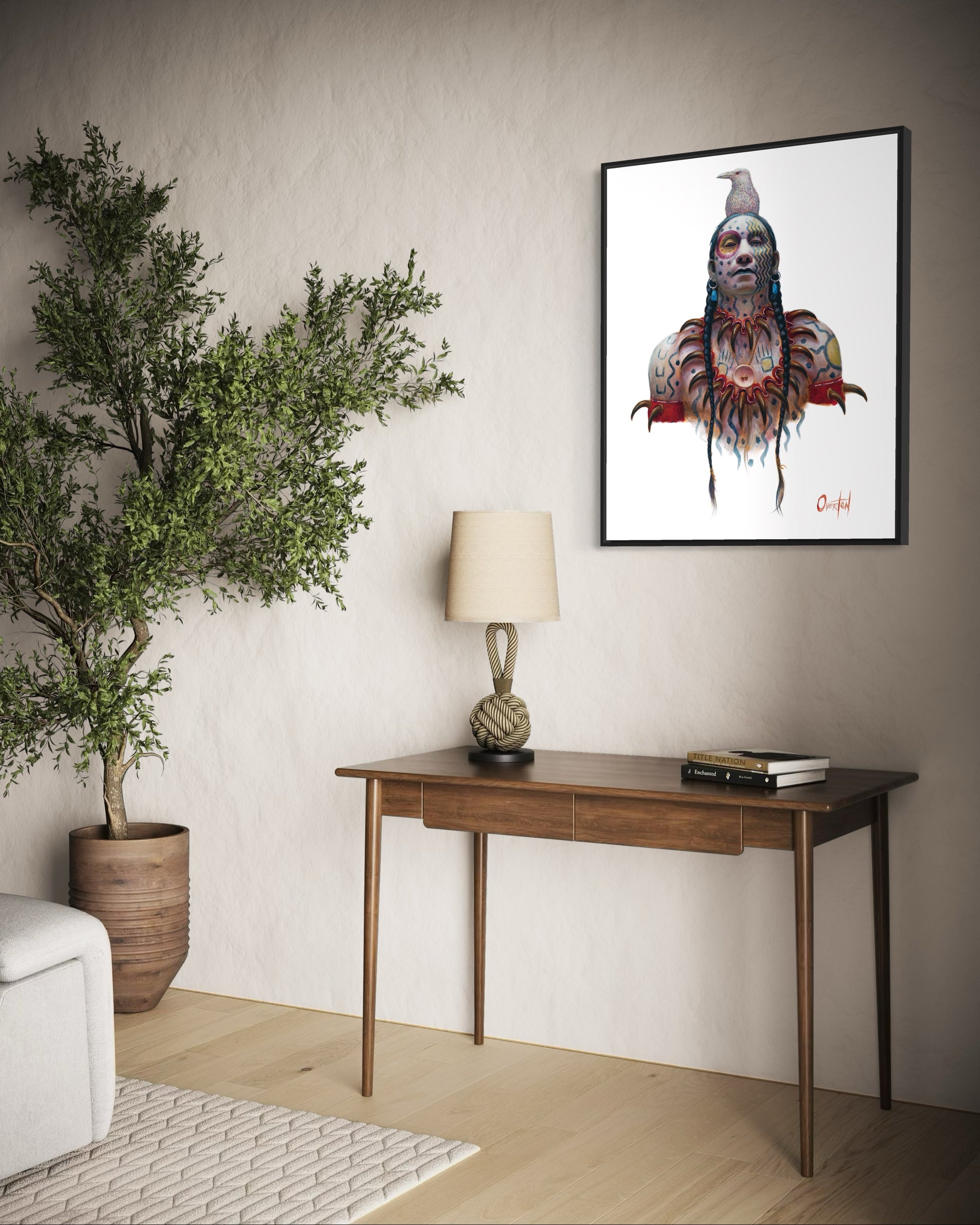 WHITE CROW | Luxe Collection Canvas Print