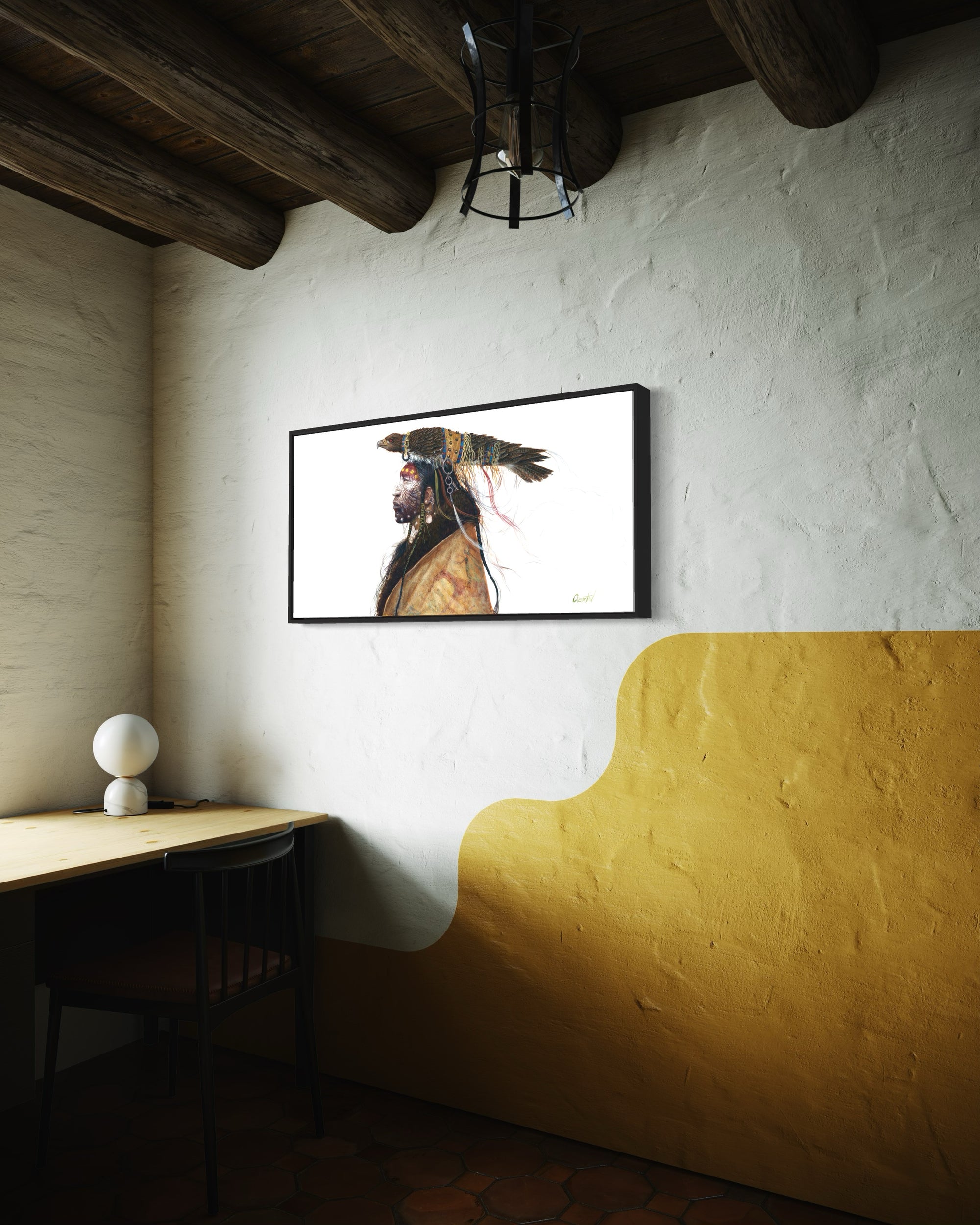 SPOTTED EAGLE | Luxe Collection Canvas Print
