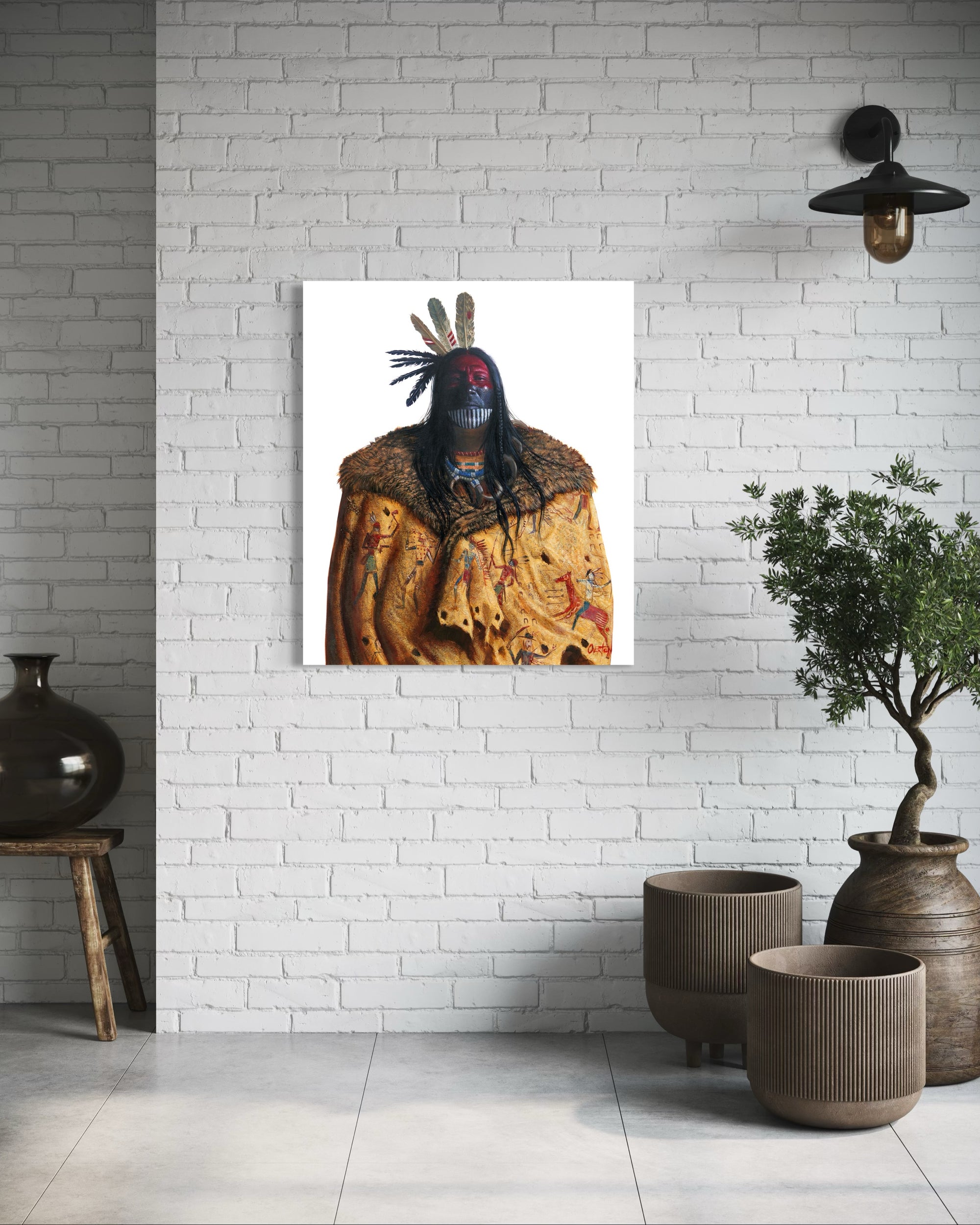 RAIN IN THE FACE | Luxe Collection Canvas Print