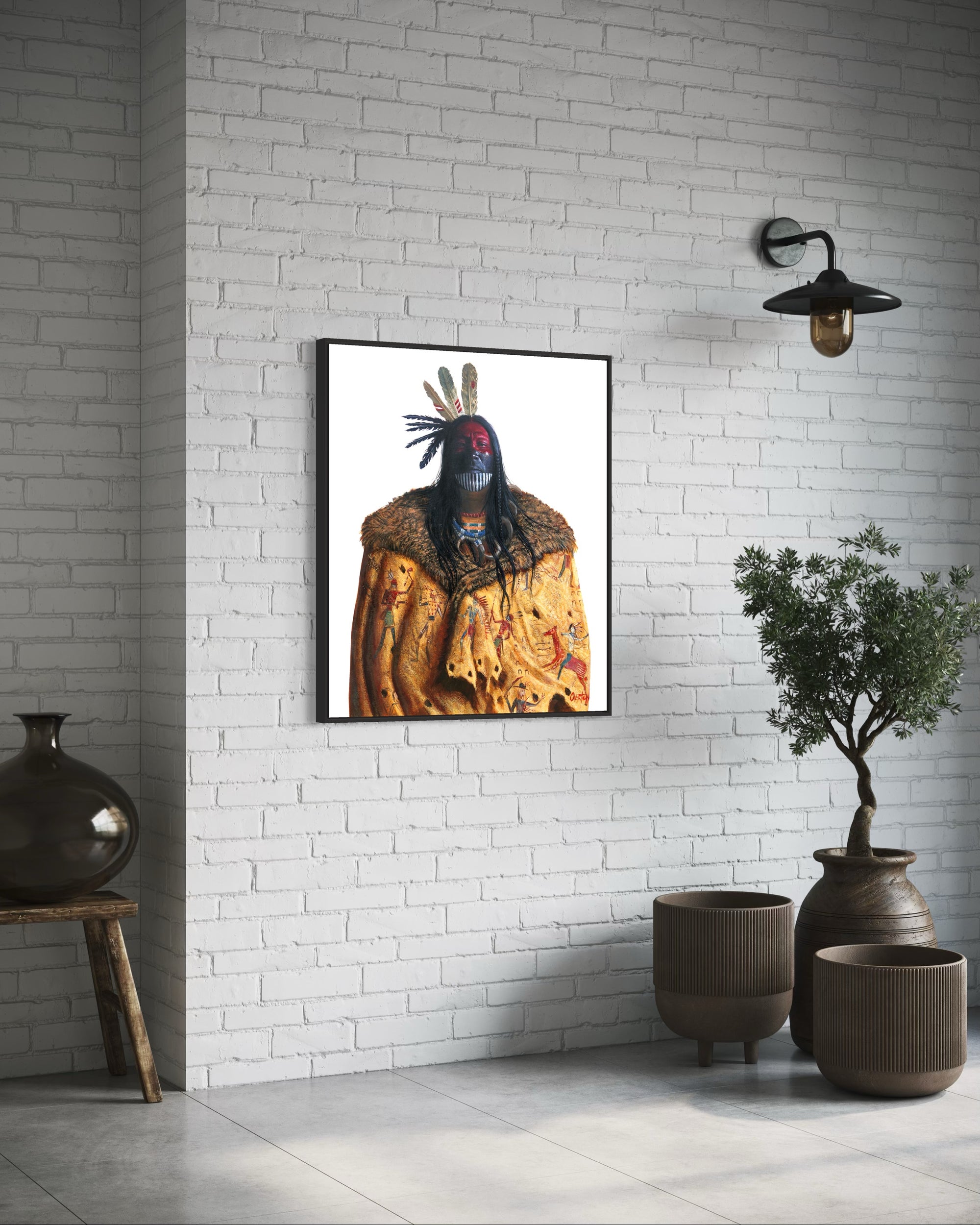 RAIN IN THE FACE | Luxe Collection Canvas Print