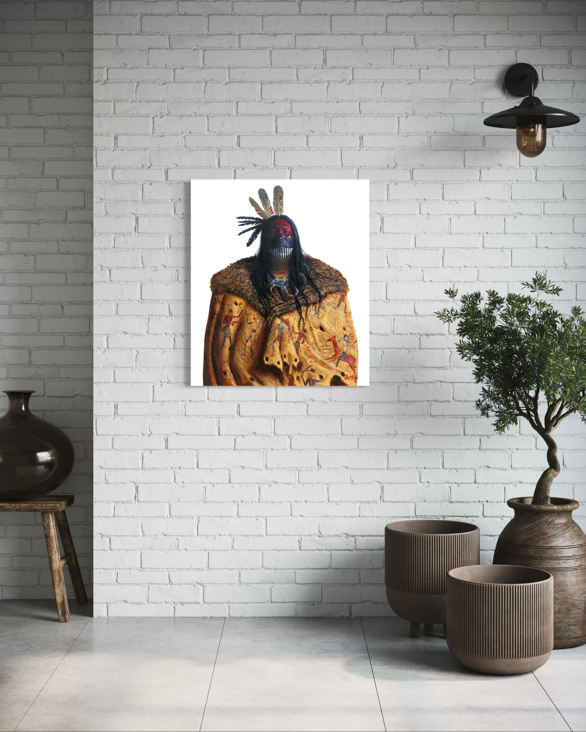 RAIN IN THE FACE | Luxe Collection Canvas Print