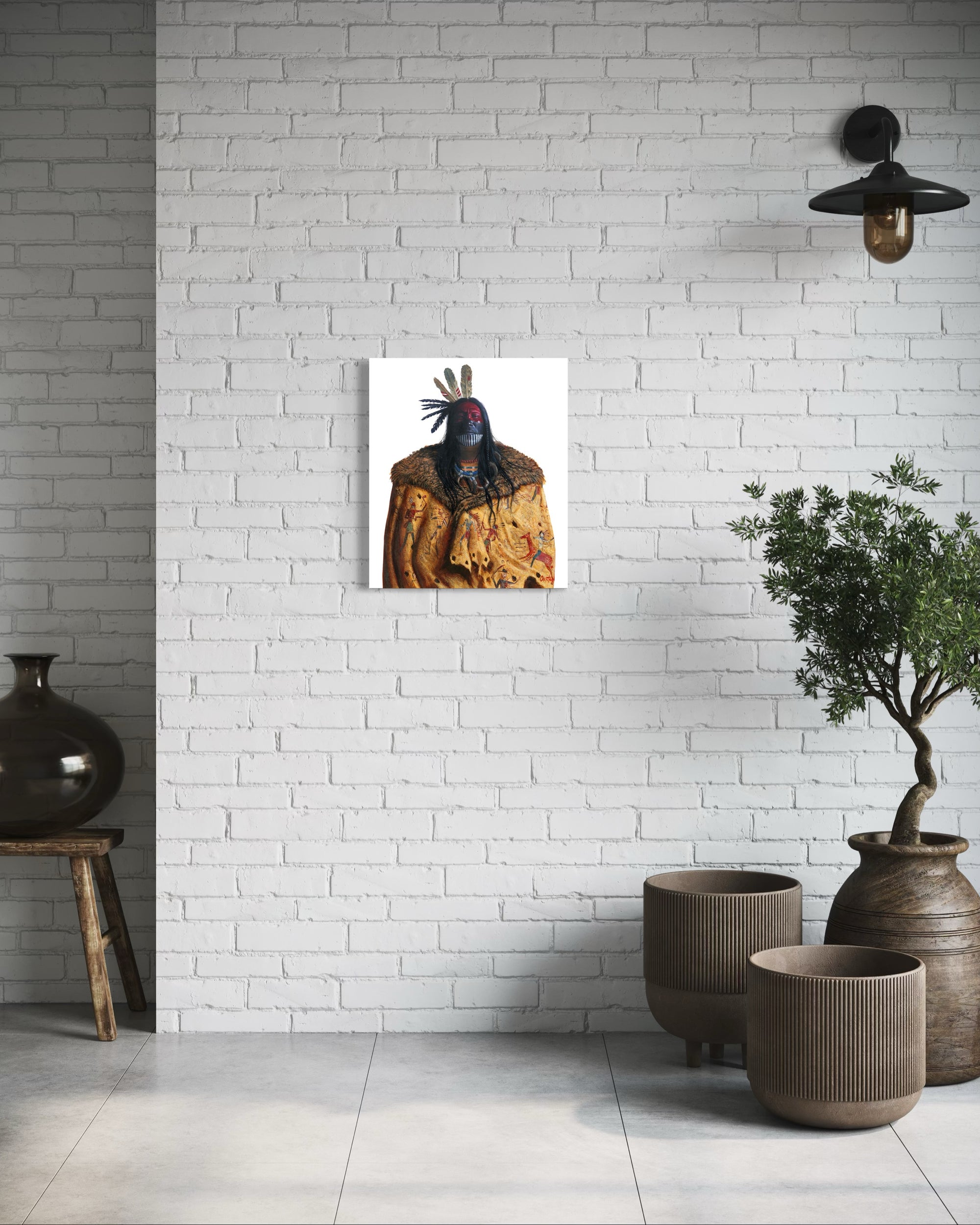 RAIN IN THE FACE | Luxe Collection Canvas Print