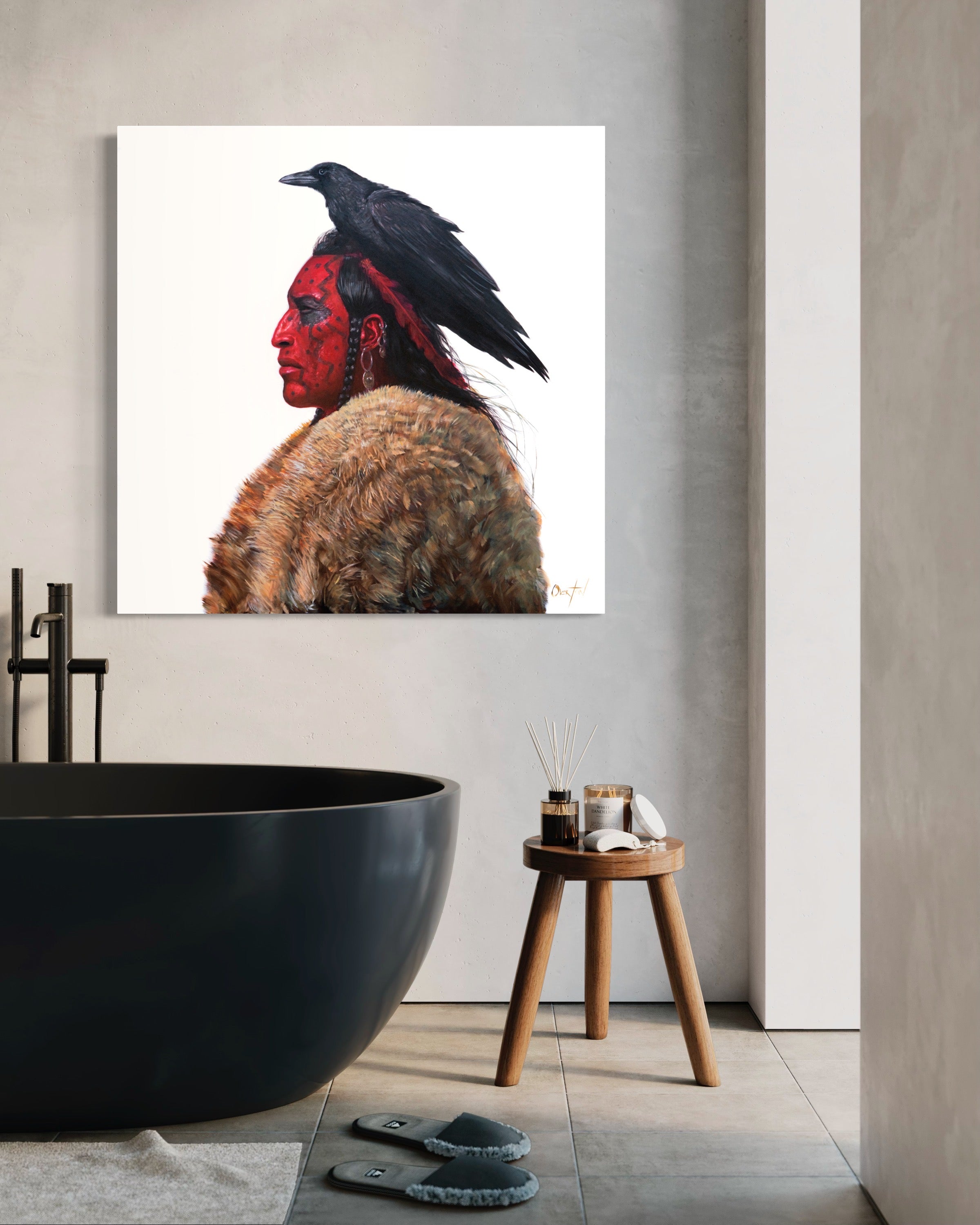 BLOOD RAVEN | Luxe Collection Canvas Print – Greg Overton Fine Art Prints