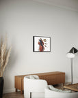 BRAVE WOLF AND THE MEDICINE HAWK | Luxe Collection Canvas Print