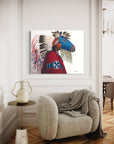 IRON HAIL AND LIGHTNING EYES | Luxe Collection Canvas Print