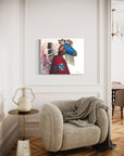 IRON HAIL AND LIGHTNING EYES | Luxe Collection Canvas Print