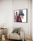 IRON HAIL AND LIGHTNING EYES | Luxe Collection Canvas Print