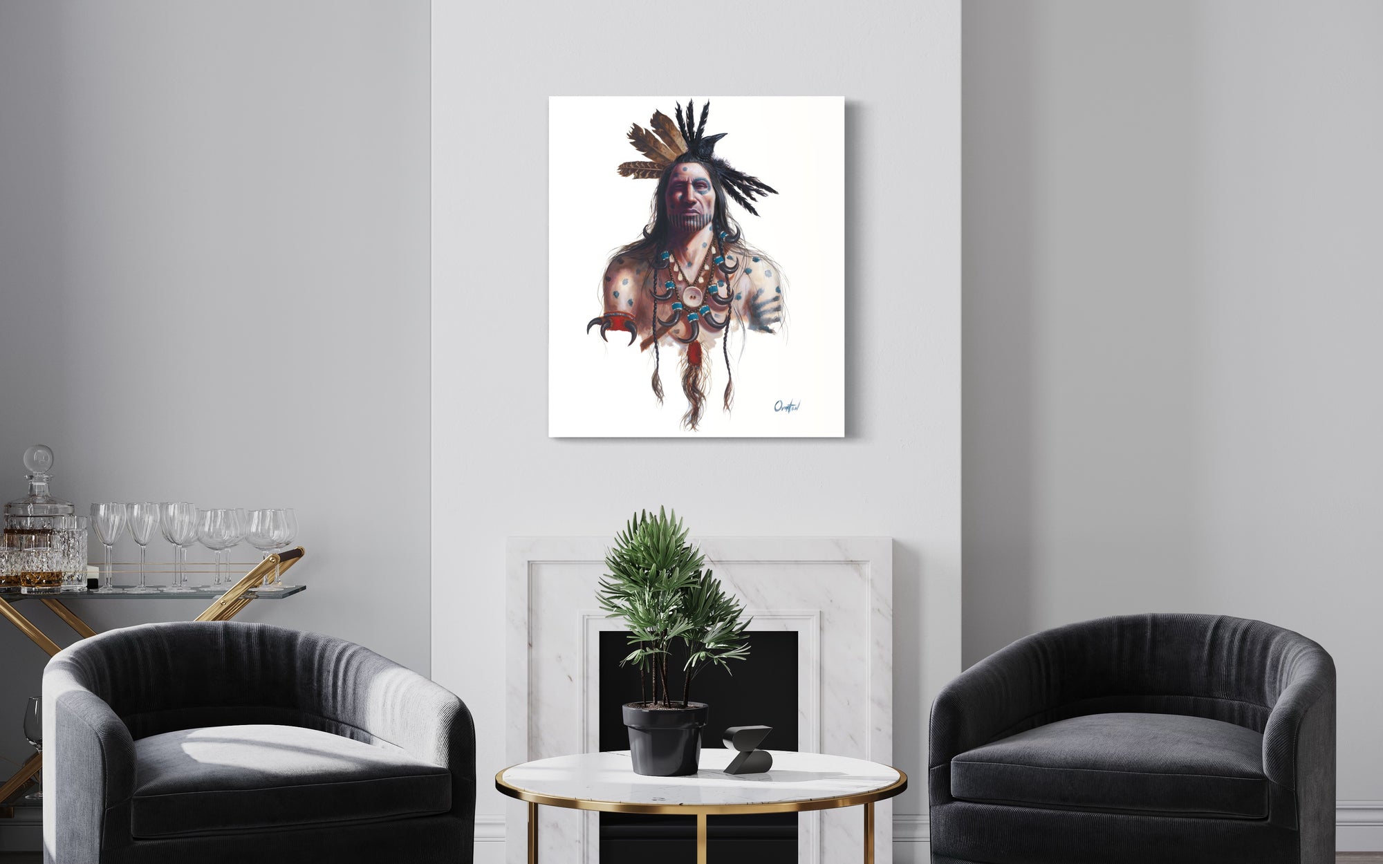 CROW HORSE | Luxe Collection Canvas Print