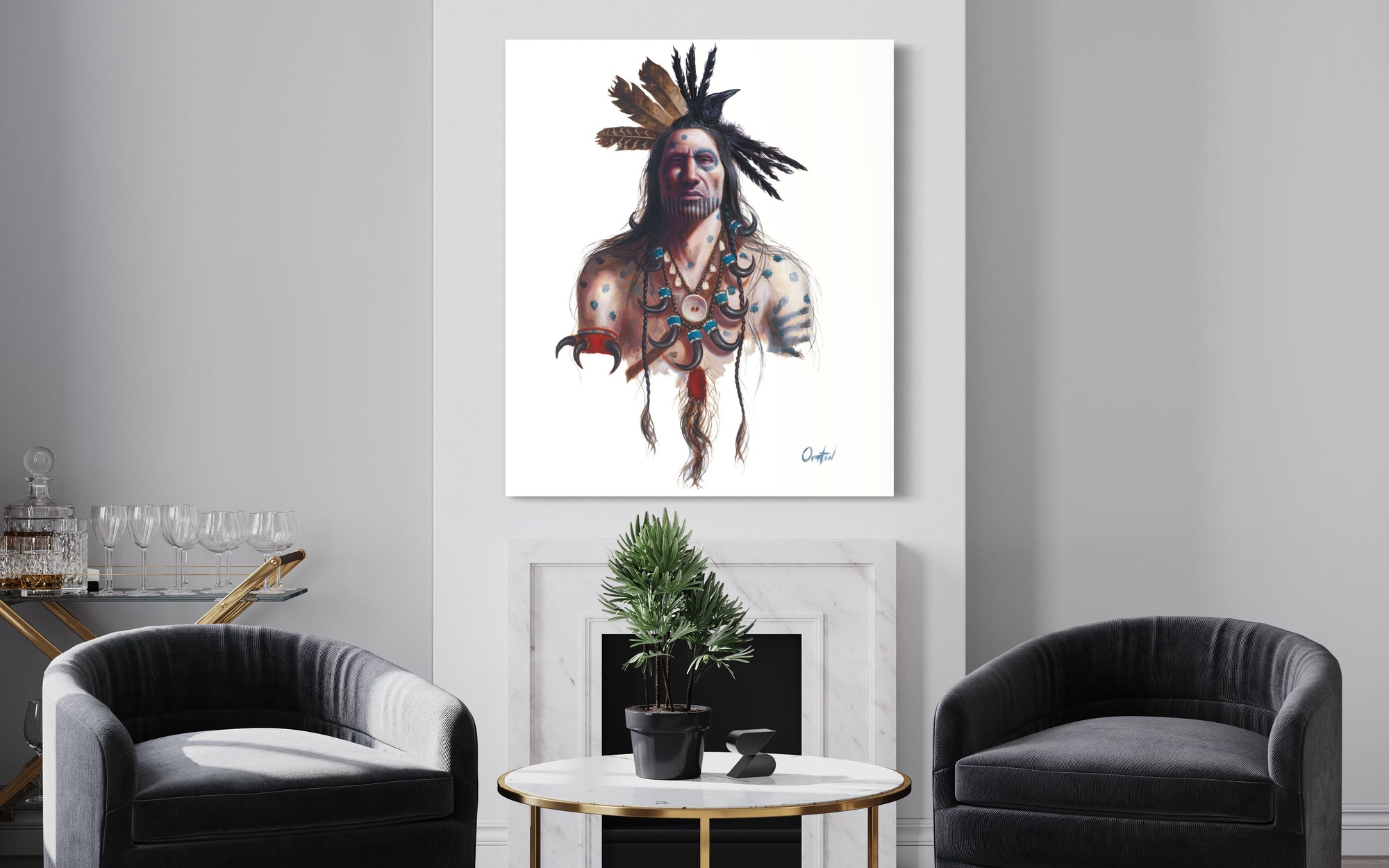 CROW HORSE | Luxe Collection Canvas Print