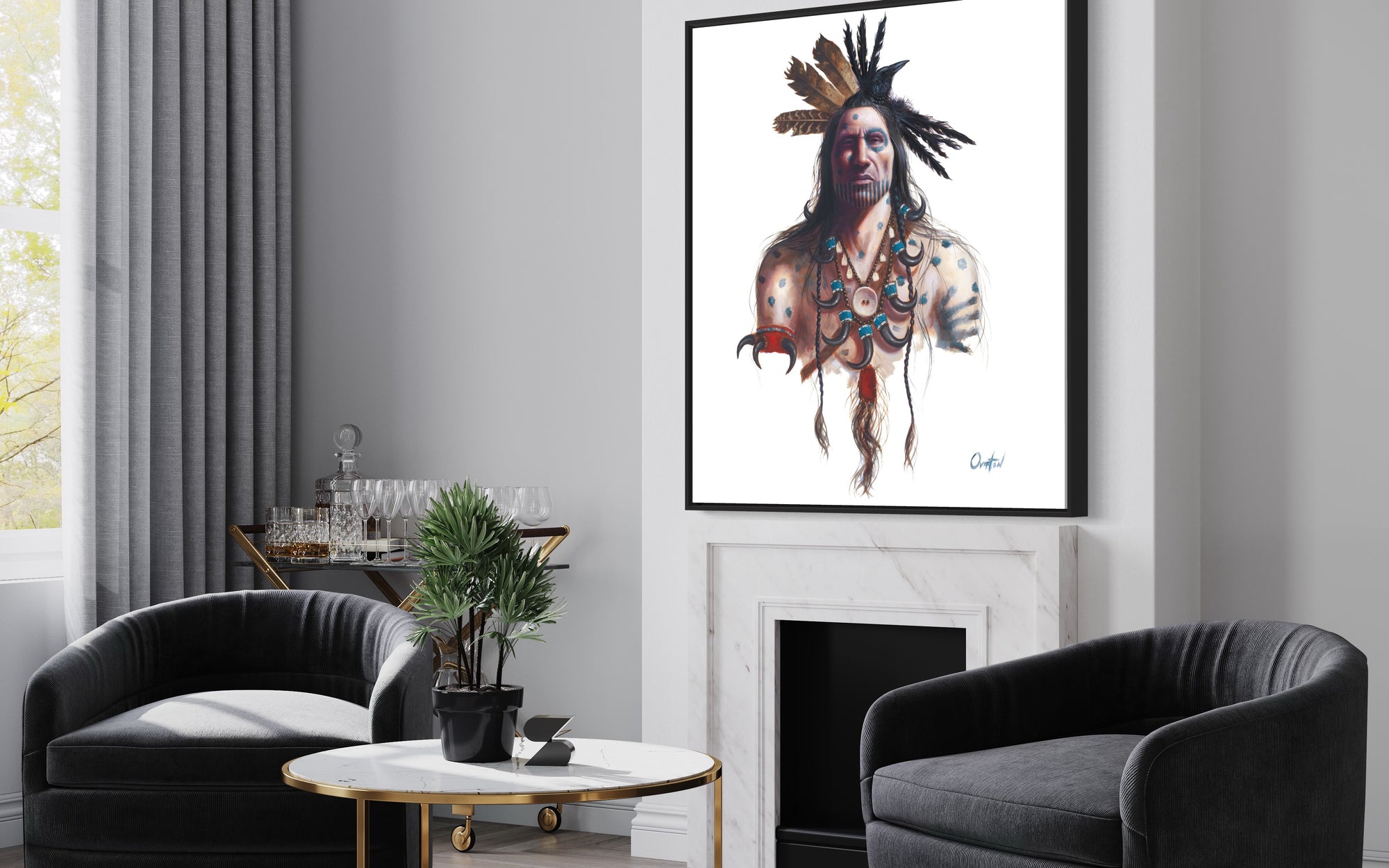 CROW HORSE | Luxe Collection Canvas Print