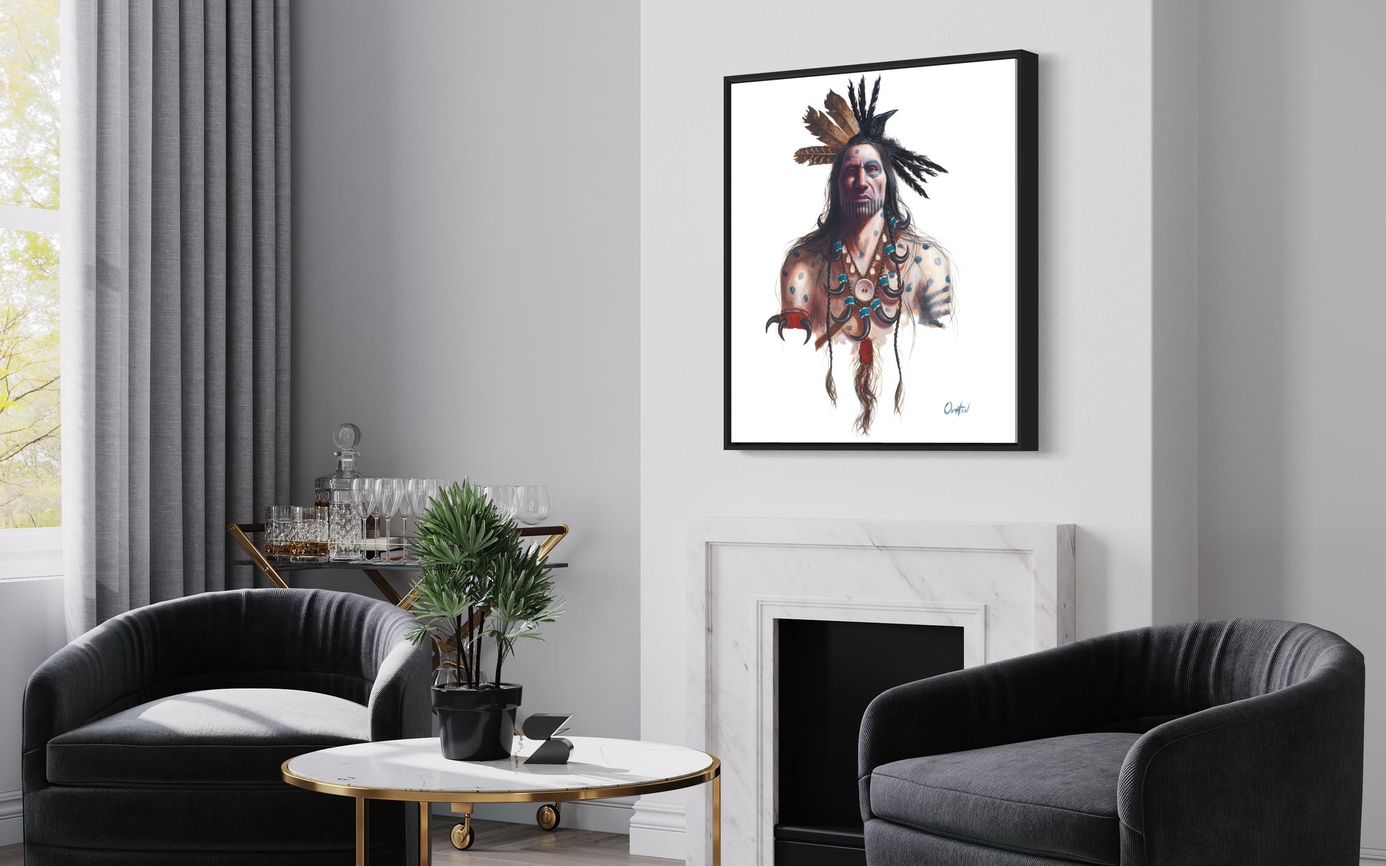 CROW HORSE | Luxe Collection Canvas Print