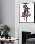 CROW HORSE | Luxe Collection Canvas Print