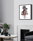 CROW HORSE | Luxe Collection Canvas Print