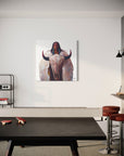 WHITE BUFFALO CALF WOMAN | Luxe Collection Canvas Print