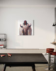 WHITE BUFFALO CALF WOMAN | Luxe Collection Canvas Print