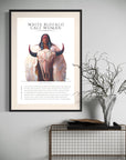 WHITE BUFFALO CALF WOMAN | Museum Print
