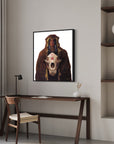 HER VOICE SHAKES THE MOUNTAIN | Luxe Canvas Print