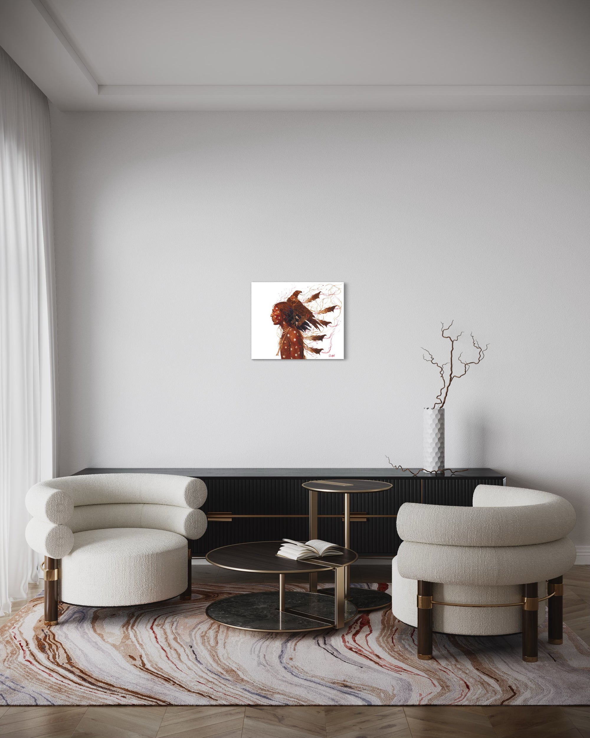 THE SAGA OF CRAZY HORSE | Luxe Collection Canvas Print