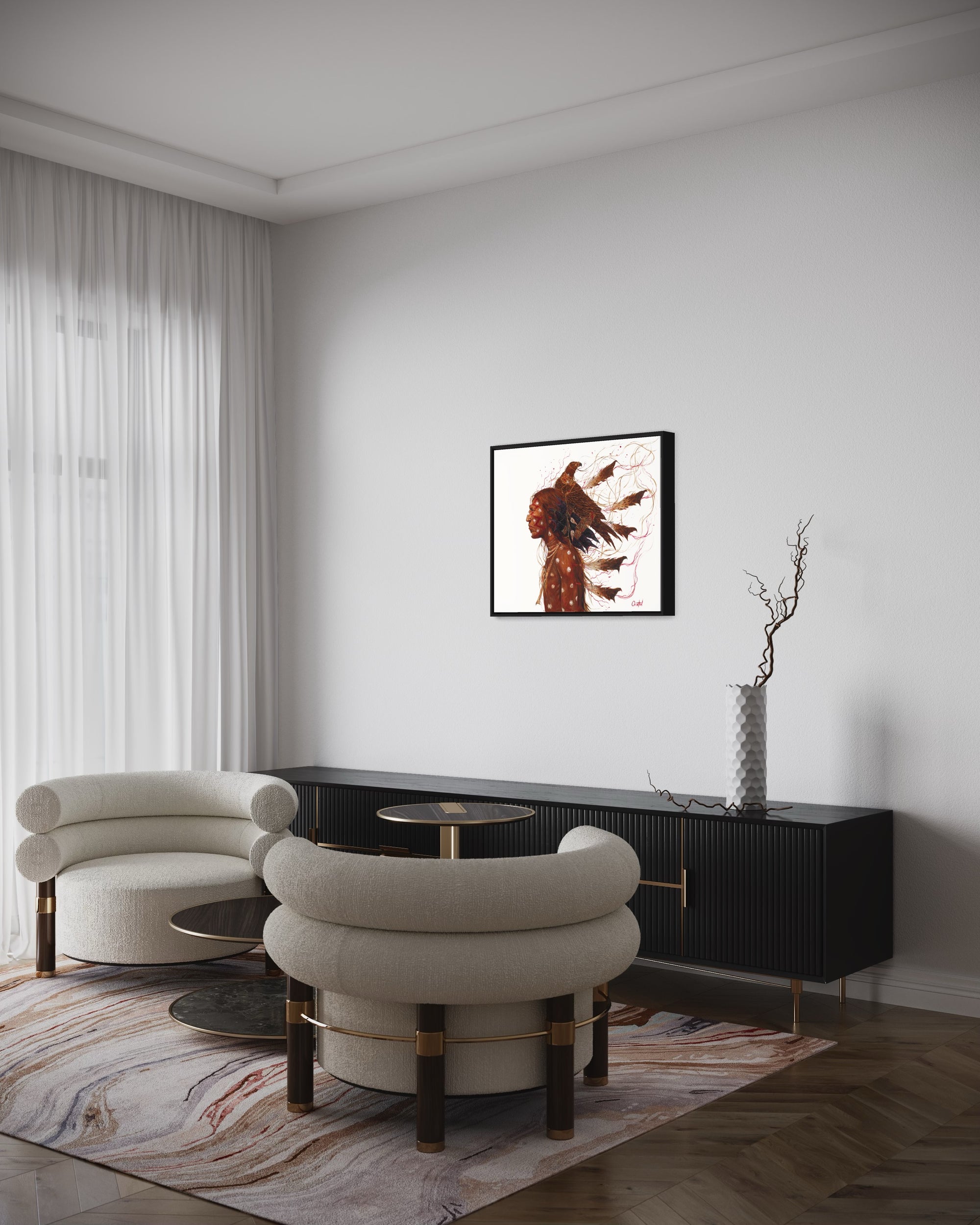 THE SAGA OF CRAZY HORSE | Luxe Collection Canvas Print