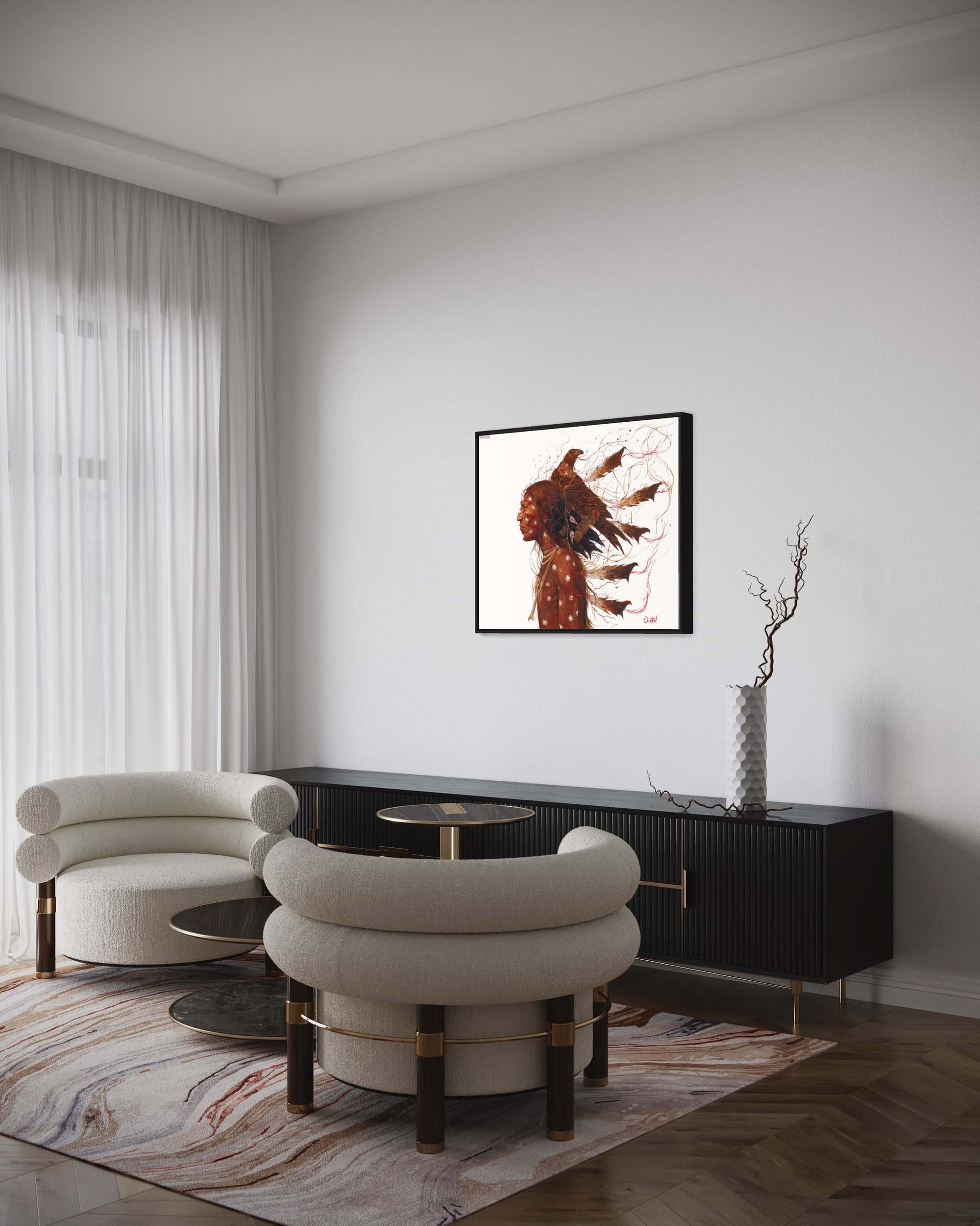THE SAGA OF CRAZY HORSE | Luxe Collection Canvas Print