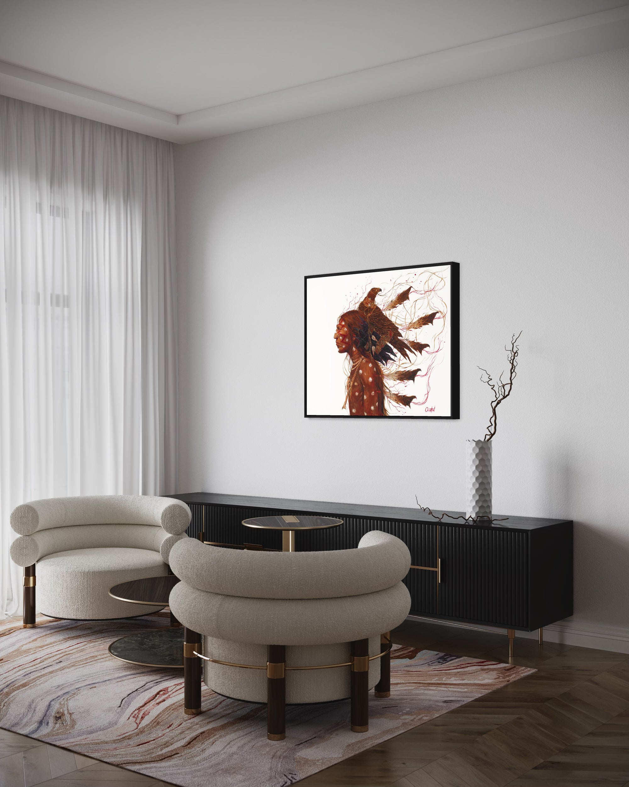 THE SAGA OF CRAZY HORSE | Luxe Collection Canvas Print
