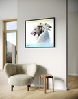 THE WAY OF THE WHITE WOLF | Luxe Collection Canvas Print