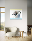 THE WAY OF THE WHITE WOLF | Luxe Collection Canvas Print