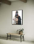 BLACK WOLF WHITE RAVEN | Luxe Collection Canvas Print