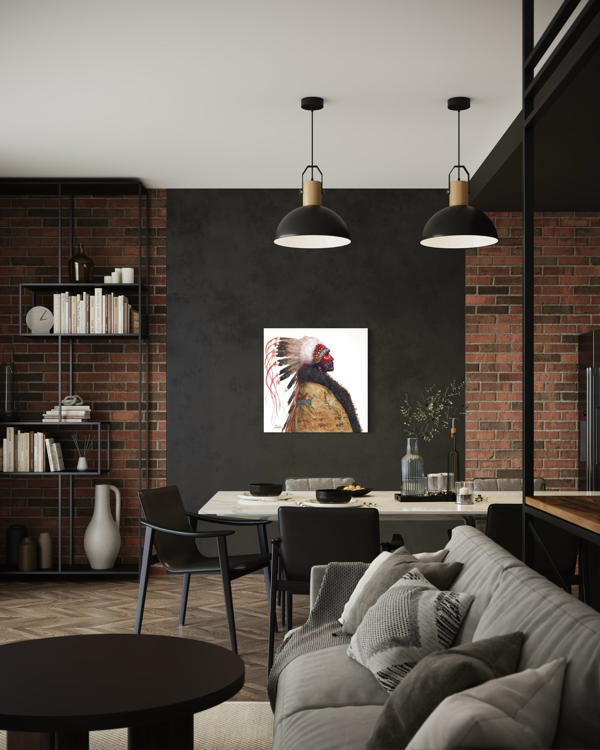 THE ENEMY FEARS HIS HORSES | Luxe Collection Canvas Print