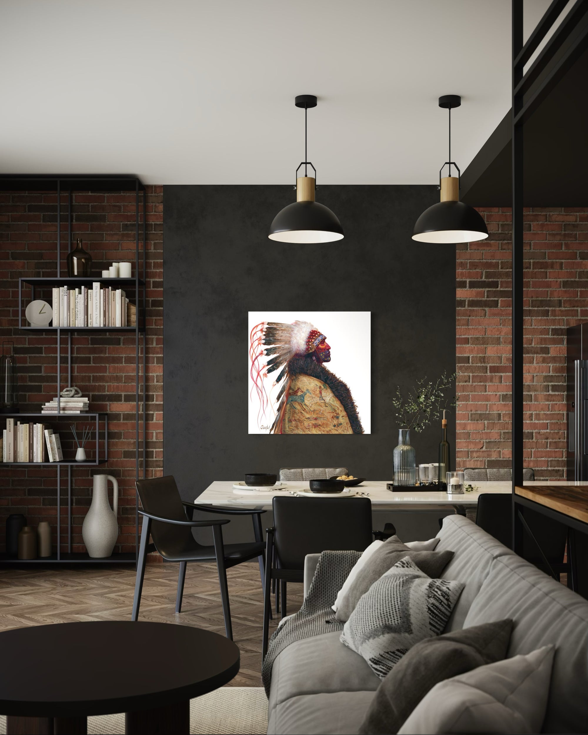 THE ENEMY FEARS HIS HORSES | Luxe Collection Canvas Print