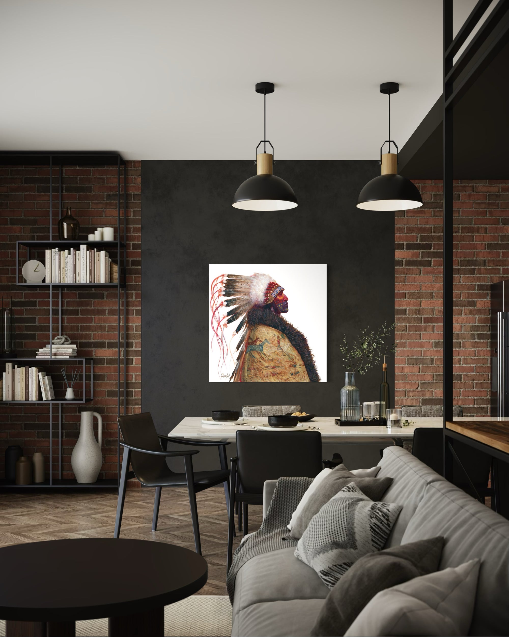 THE ENEMY FEARS HIS HORSES | Luxe Collection Canvas Print