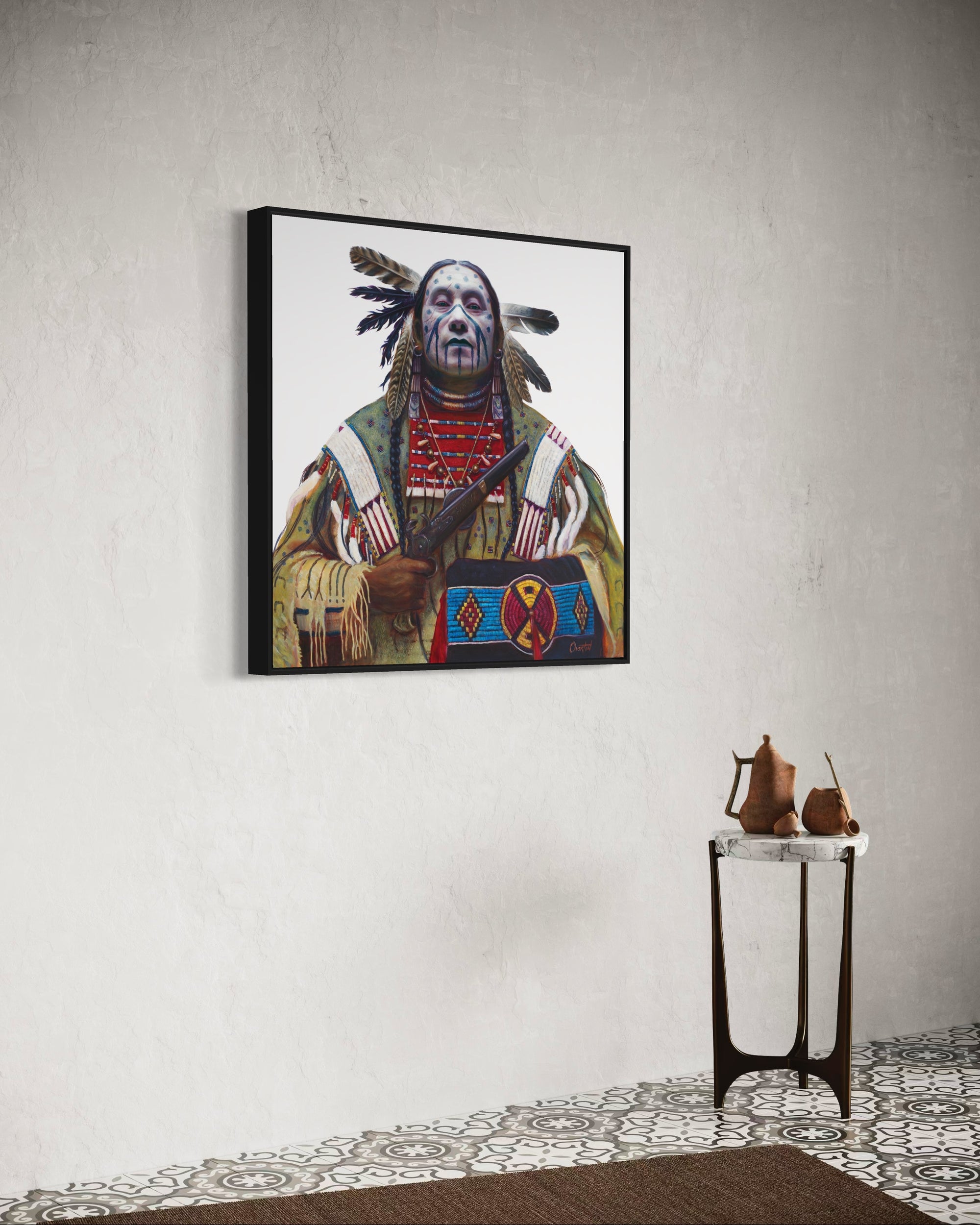 IRON HAWK | Luxe Collection Canvas Print