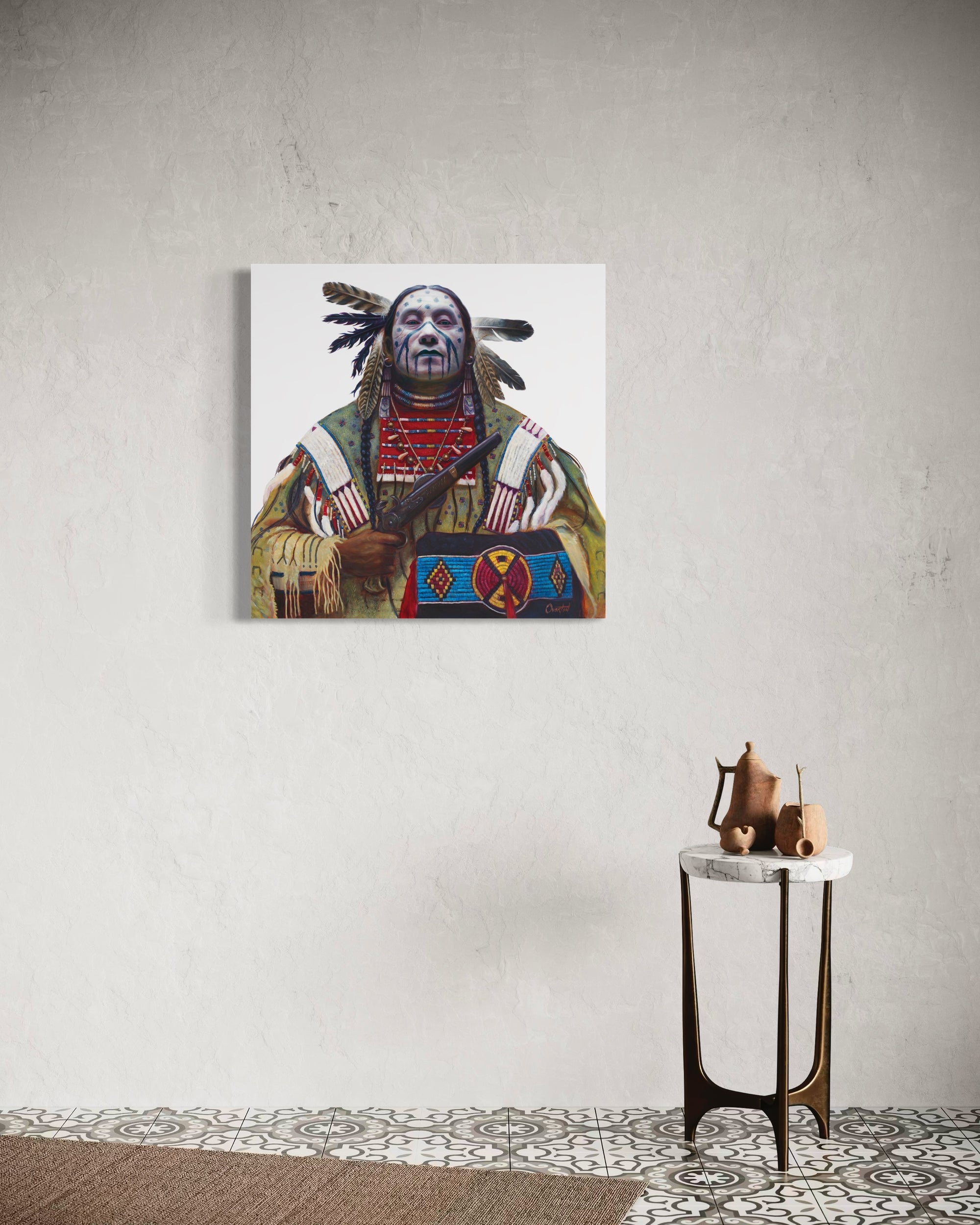 IRON HAWK | Luxe Collection Canvas Print