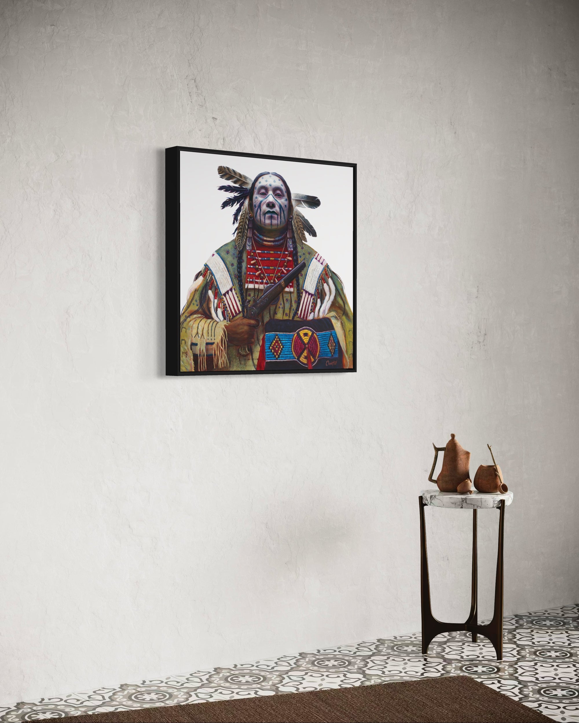 IRON HAWK | Luxe Collection Canvas Print