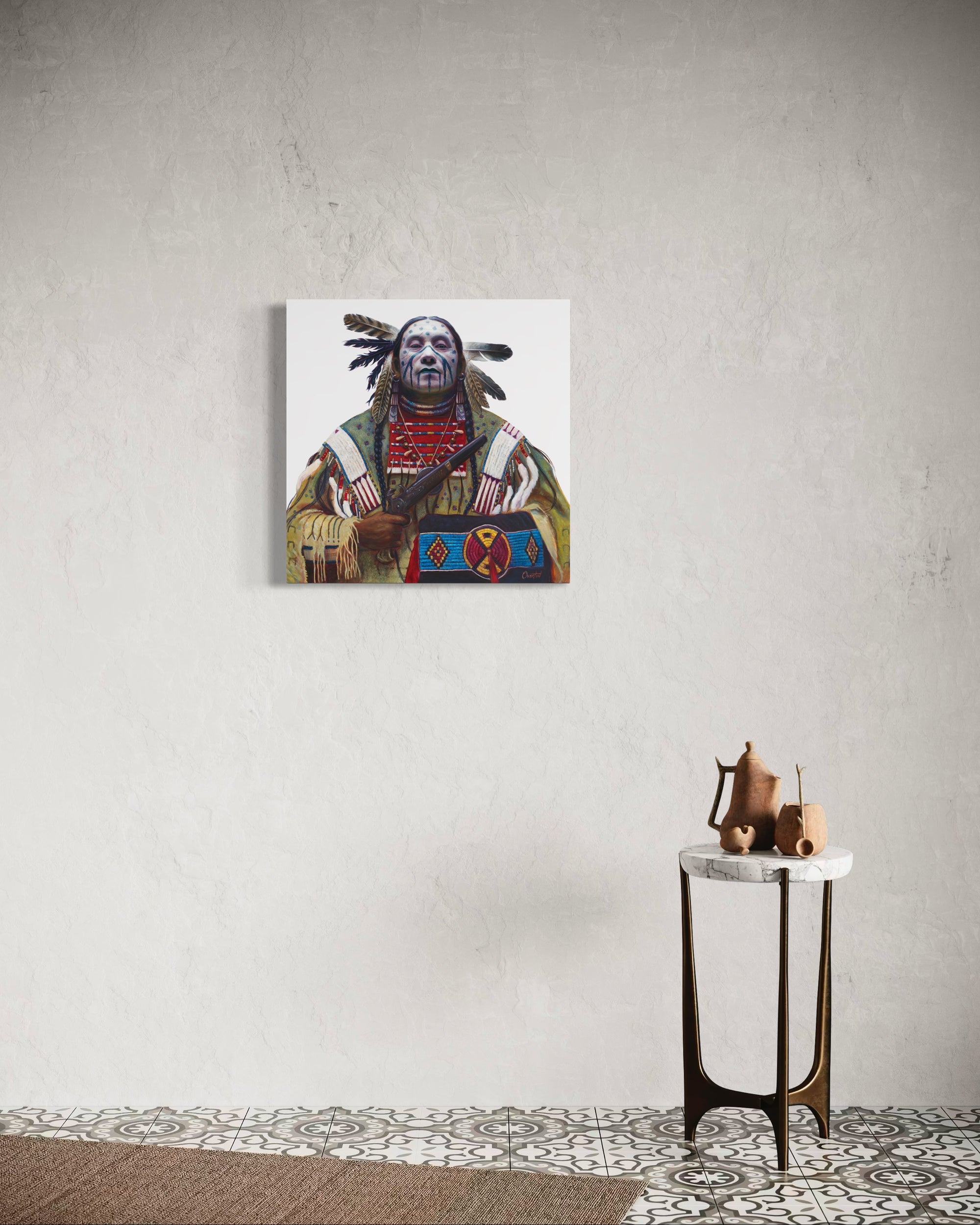 IRON HAWK | Luxe Collection Canvas Print