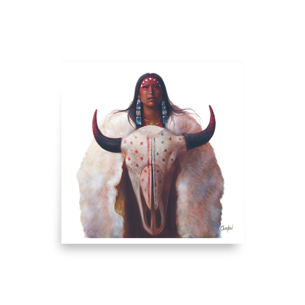 WHITE BUFFALO CALF WOMAN | Fine Art Print